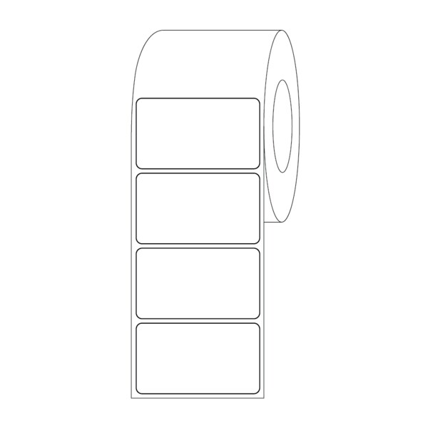Label, Blank Direct Thermal 2" x 3-1/2"